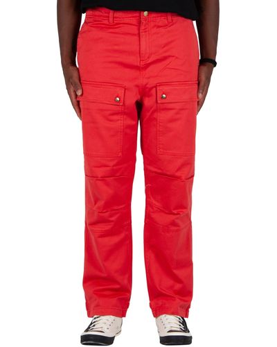 Vyner Articles Wit Cargo Pant - Red
