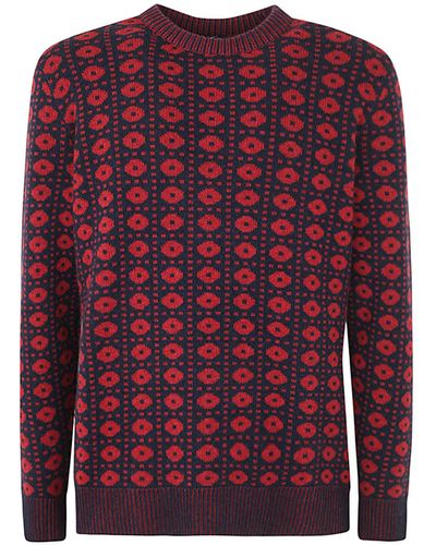 Kiton Pullover Clothing - Red