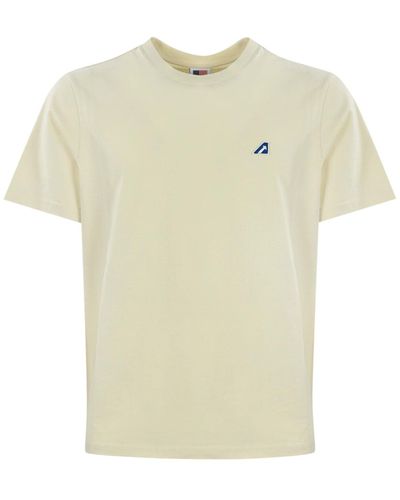 Autry Logo T-Shirt - Natural