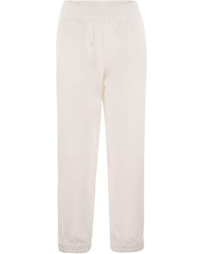 Brunello Cucinelli Track Trousers - White