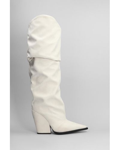 Alexandre Vauthier High Heels Boots - White