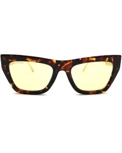 Etro Cat-eye Frame Sunglasses - Natural