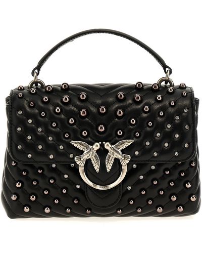 Pinko Mini Lady Love Bag Puff Hand Bags - Black
