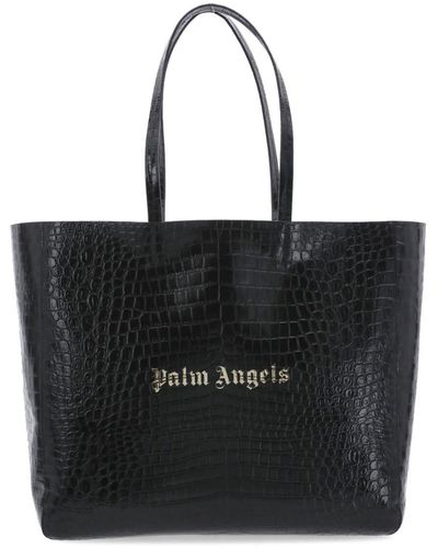 Palm Angels Palm Shopping Bag - Black
