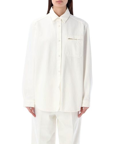 A.P.C. Tina Denim Shirt - White