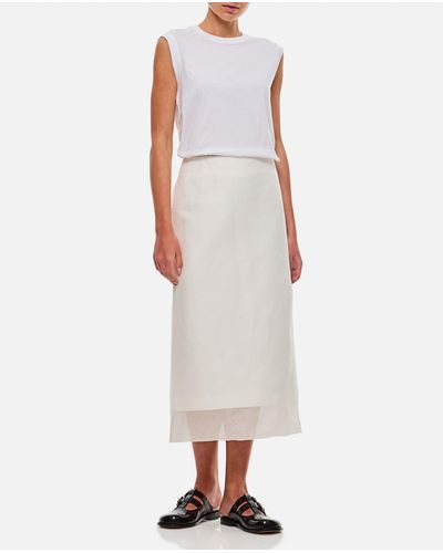 Sportmax Aceti Skirt - White