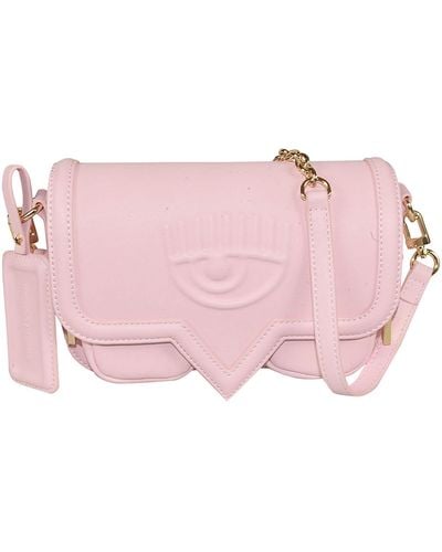 Chiara Ferragni Eyelike Shoulder Bag - Pink