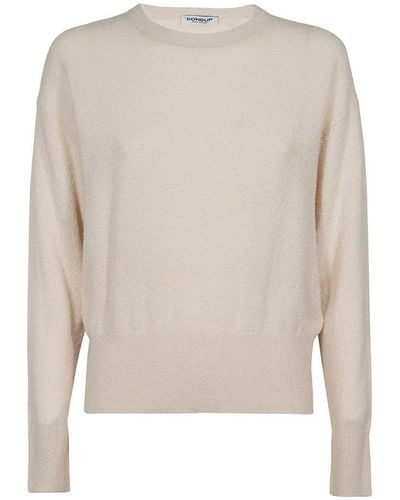 Dondup Long Sleeve Sweater - Natural