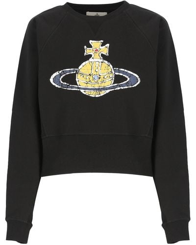 Vivienne Westwood Time Machine Athletic Sweatshirt - Black