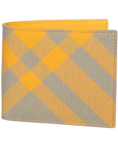 Burberry 2024 wallet yellow
