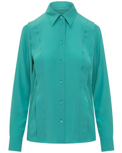 Rochas Long Sleeve Shirt - Green