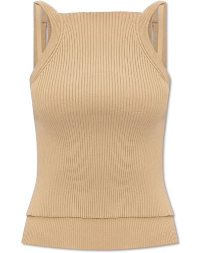 Emporio Armani Top From The Sustainability Collection - Natural
