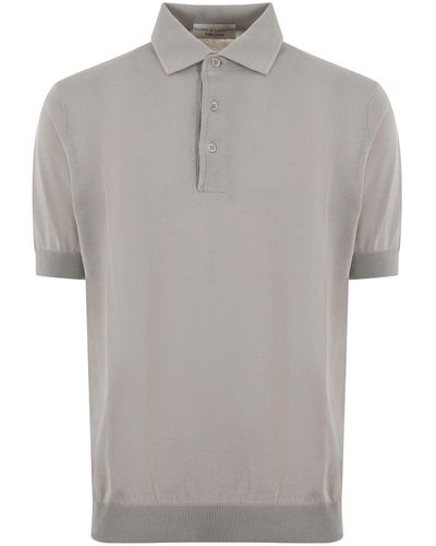 FILIPPO DE LAURENTIIS Polo Shirt - Gray