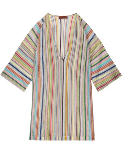 Missoni Knitted Cover-Up Dress - White