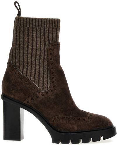 Santoni Ferric Boots, Ankle Boots - Brown