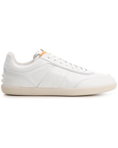 Tod's White Tabs Sneakers