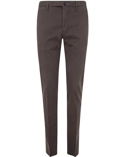 Incotex Cotton Classic Pants - Gray