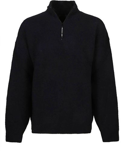 Balenciaga Jumper With Logo - Blue