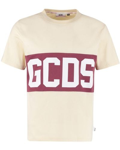 Gcds Logo Cotton T-shirt - Pink