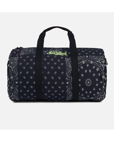 Mc2 Saint Barth Travel Duffel Bag With Bandanna Print - Blue