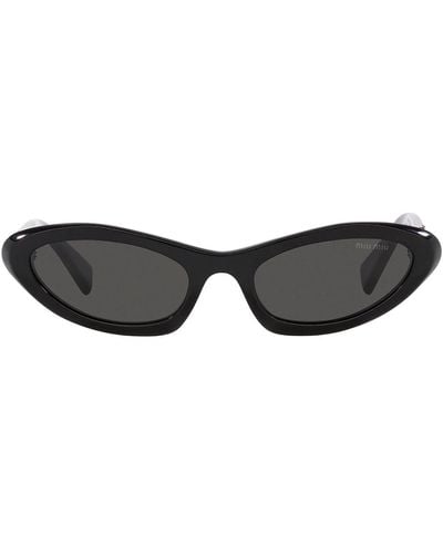 Miu Miu 0Mu 09Ys Glimpse 1Ab5S0 Sunglasses - Black