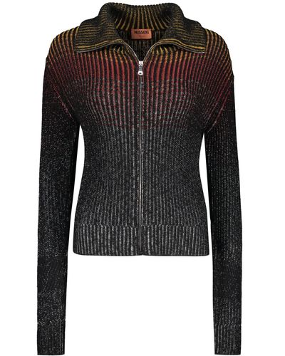 Missoni Wool Stand-Up Collar Sweater - Black