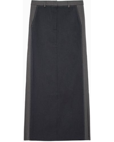 REMAIN Birger Christensen Remain Longuette Skirt - Black