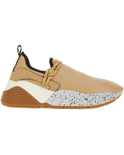 Stella McCartney Eclypse Stretch Low-Top Trainers - Natural