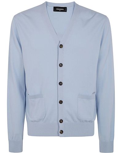 DSquared² Knit Cardigan - Blue