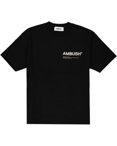 Ambush Cotton Logo T-shirt - Black