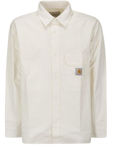 Carhartt Reno Shirt Jac Cotton Drill - White