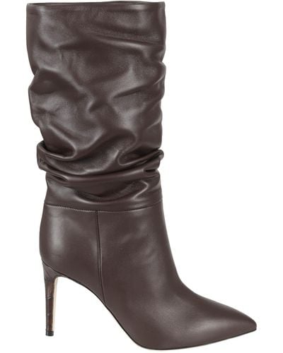 Paris Texas Slouchy Ankle Boots - Brown