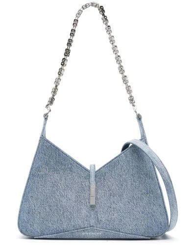 Givenchy Cut-Out Zipped Small Shoulder Bag - Blue