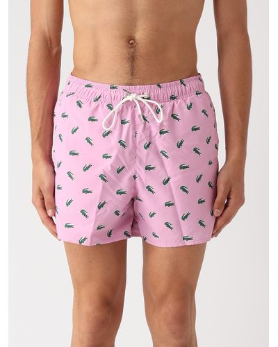 Lacoste Short Bagno Swim Shorts - Pink