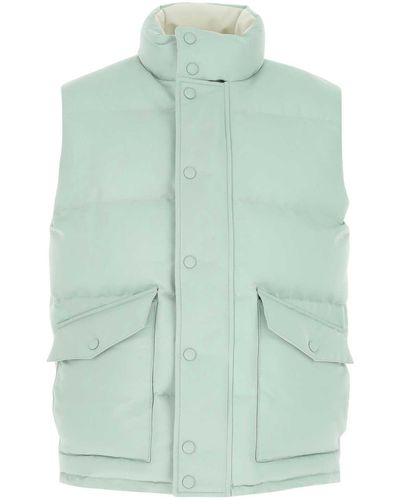 Alexander McQueen Sea Polyester Sleeveless Padded Jacket - Green