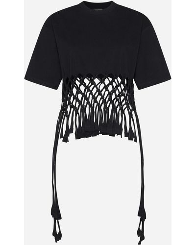 Isabel Marant Texana Cotton T-shirt - Black