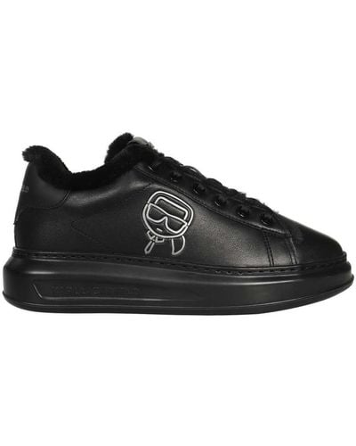 Karl Lagerfeld Low-Top Sneakers - Black