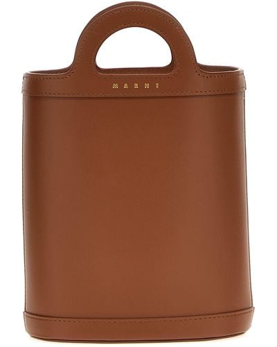 Marni Tropicalia Nano Handbag - Brown