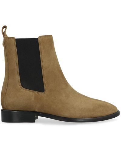 Isabel Marant Galna Suede Chelsea Boots - Brown