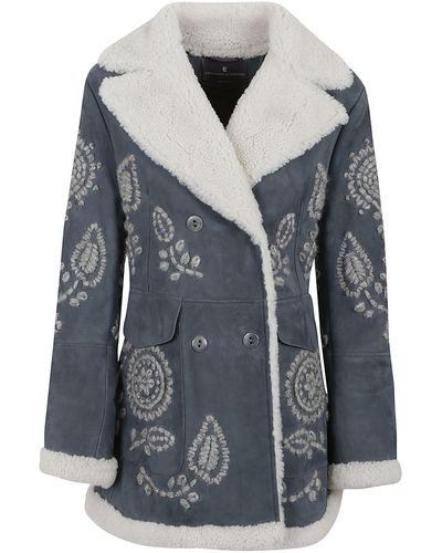 Ermanno Scervino Double-breasted Jacket - Grey