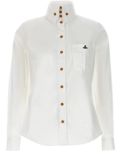 Vivienne Westwood Classic Krall Shirt, Blouse - White