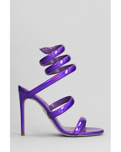 Rene Caovilla Cleo Sandals - Purple