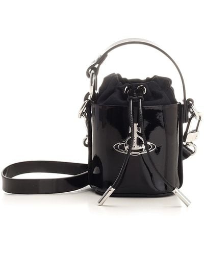 Vivienne Westwood Daisy Mini Bucket Bag - Black