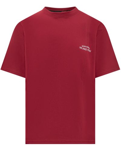 Gcds T-shirt Milan - Red