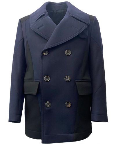 Alexander McQueen Wool Jacket - Blue