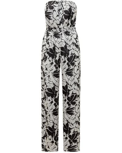 MICHAEL Michael Kors Michael Palm Tie Jumpsuit - White