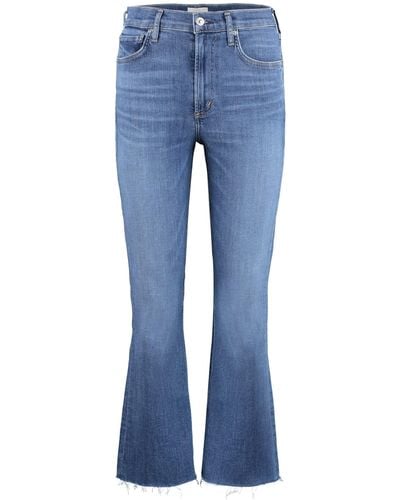 Citizens of Humanity Isola Cropped Jeans - Blue