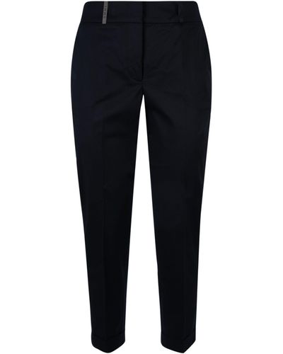 Peserico Concealed Trousers - Blue