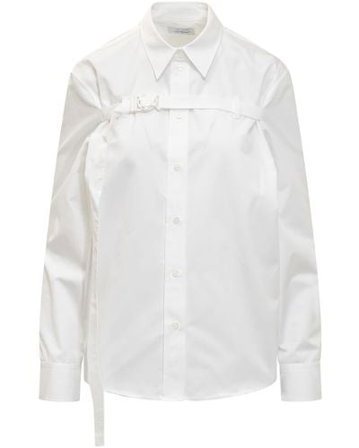 Off-White c/o Virgil Abloh Poplin Buckle Shirt - White