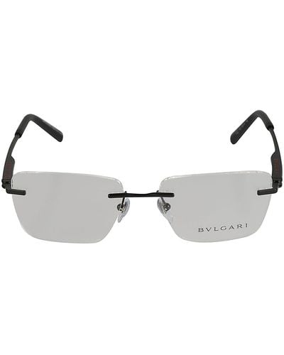 BVLGARI Classic Rimless Glasses - Metallic